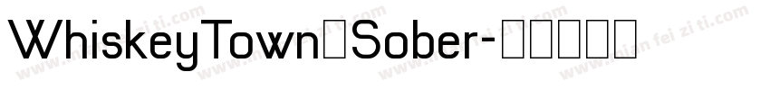 WhiskeyTown Sober字体转换